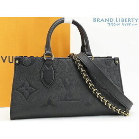 Louis Vuitton Empreinte Onthego Handbag Crossbody Chain Bag Black - Picture 1 of 9
